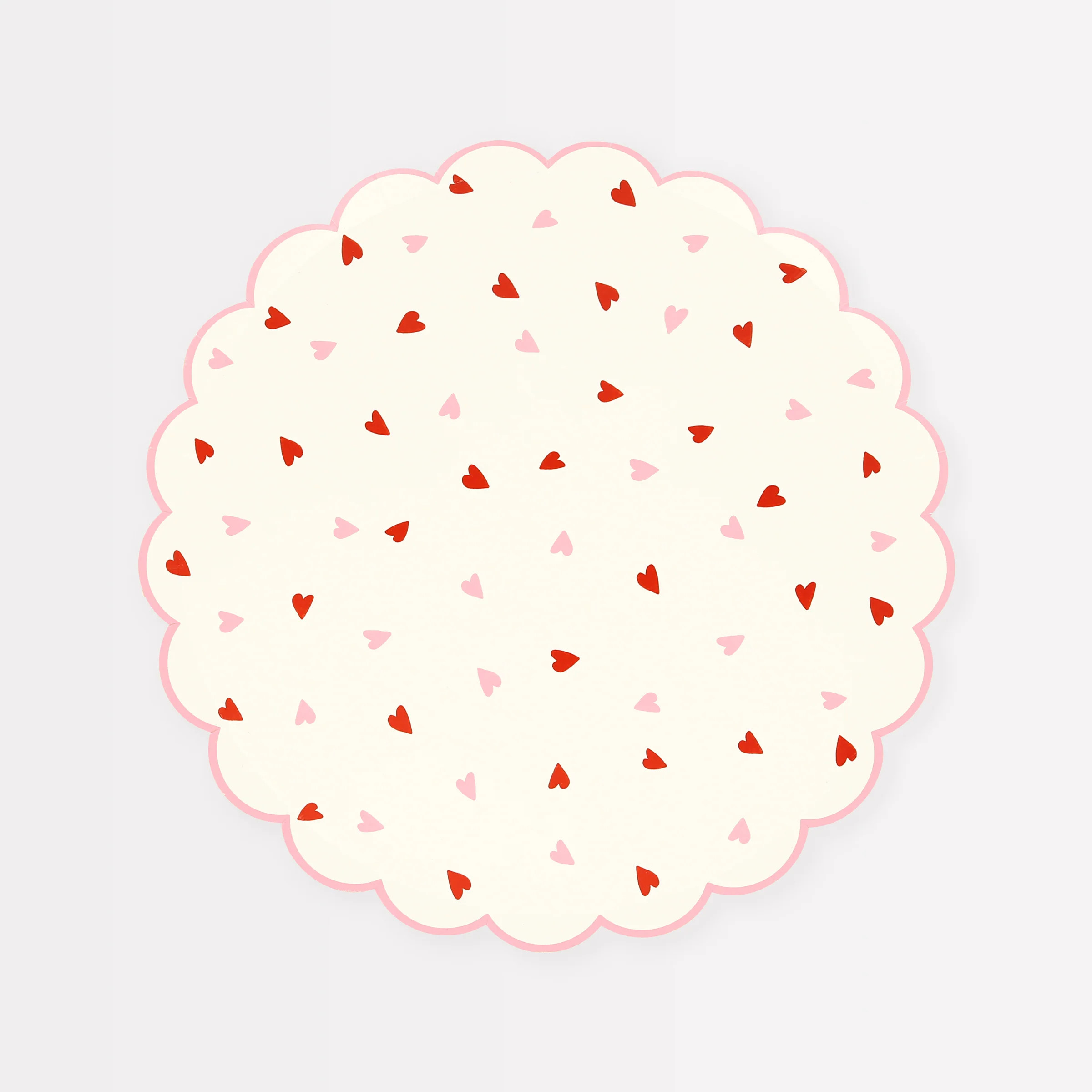Heart Pattern Side Plates (x 8) | Meri Meri