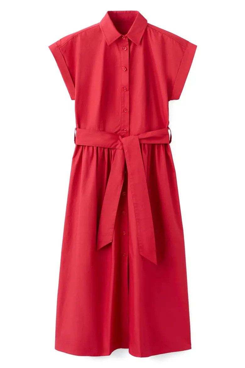Tie Belt Shirtdress (Women) | Nordstrom | Nordstrom