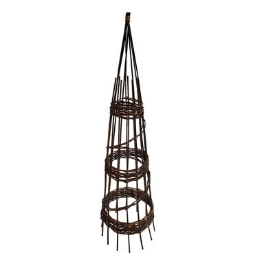 Willow Round Wood Obelisk Trellis | Wayfair North America