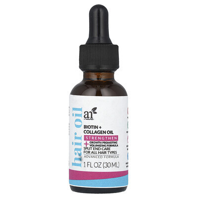artnaturals, Hair Oil, Biotin + Collagen Oil, 1 fl oz (30 ml) | iHerb