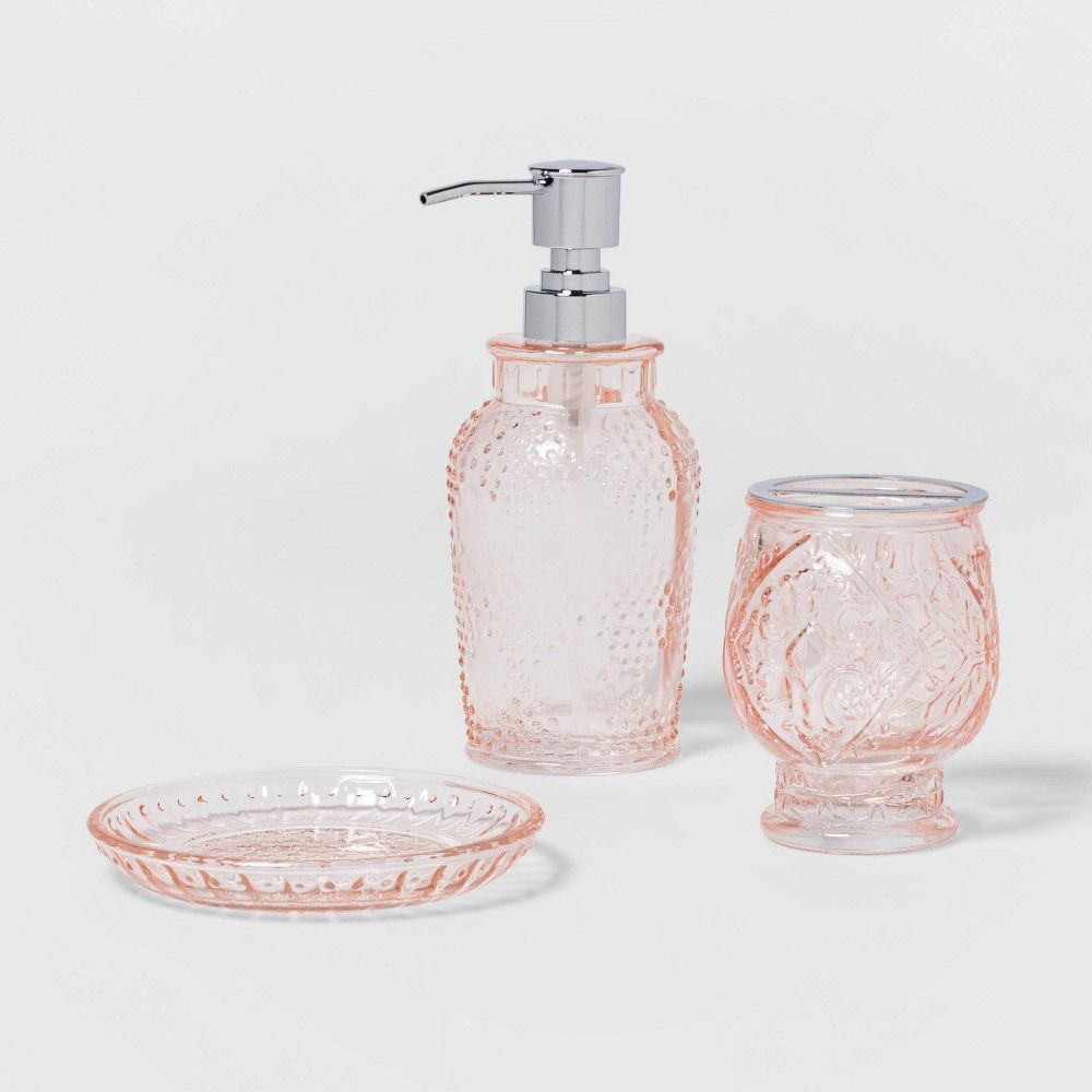 Glass Bath Bundle Blush - Opalhouse | Target
