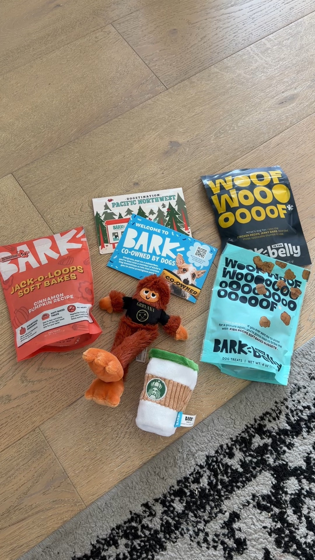The dogs LOVE their new @BarkBox 🐶 so many tasty treats and fun toys to keep them busy!