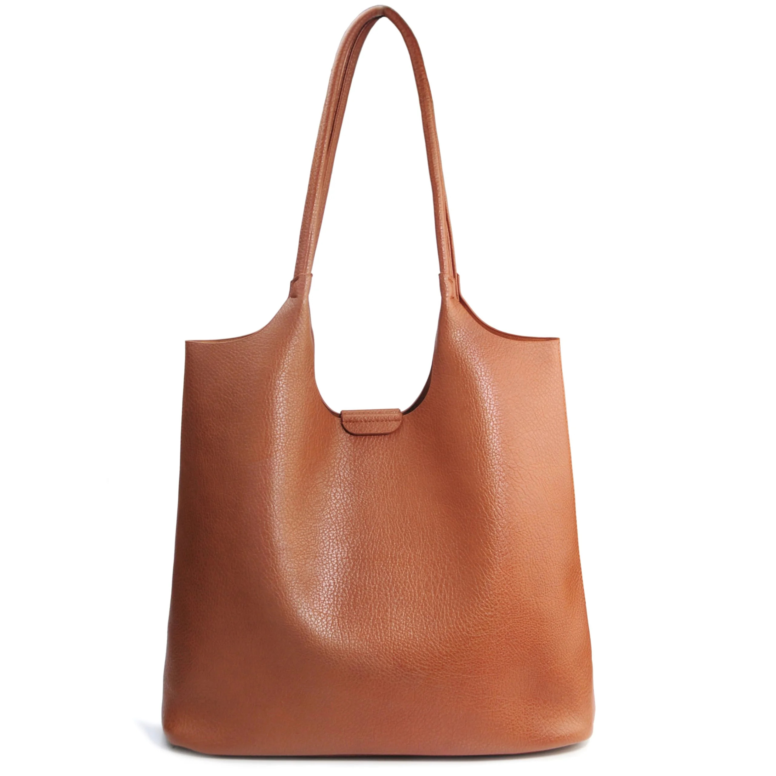 Soft Genuine Leather Tote Bag for Women, Handbag Purse for Travel Everyday, Minimalist Handcrafted - Walmart.com | Walmart (US)