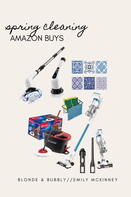 Amazon spring cleaning buys 🫧

Cordless vacuum and scrub brush are both easy to use and store 👏

Amazon. Home cleaning. Spring cleaning. Household. 

#LTKhome #LTKSeasonal