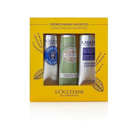 L’OCCITANE Hand Cream Classics, 3-Piece Set: Moisturizing Hand Creams, Iconic Scents, Vegan, Al... | Amazon (US)
