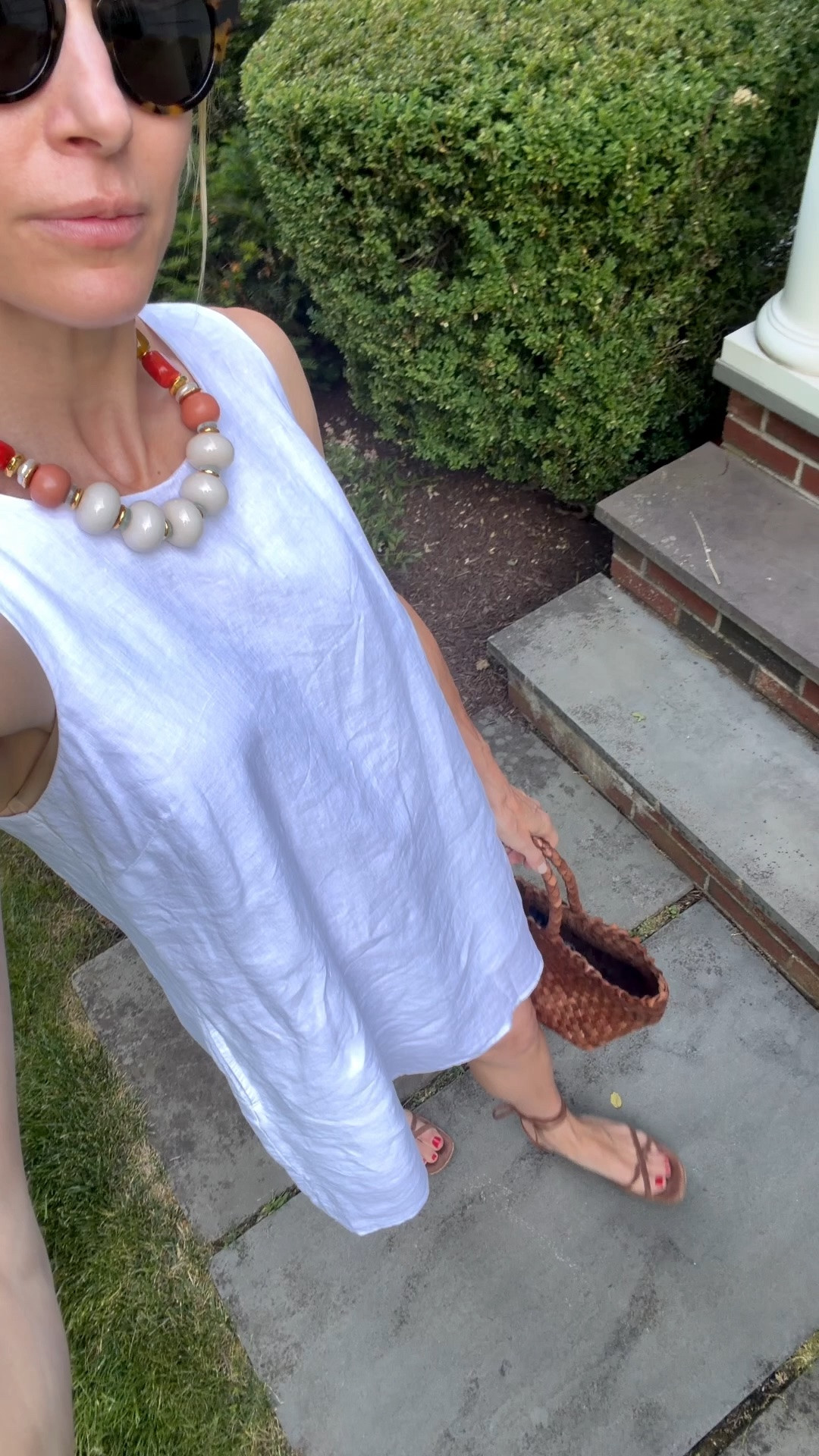 The chicest white linen dress and it’s under $55 from @Quince 
#quincepartner

#LTKootd #LTKSeasonal #LTKOver40