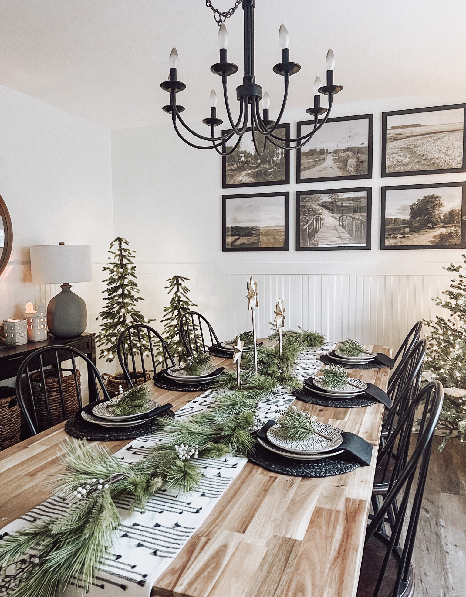 Sharing my last year dining room decor . Loving that Target love the famous Alpine Christmas trees. They are my favorite 🙌🏼

#LTKSeasonal #LTKHolidaySale #LTKHoliday