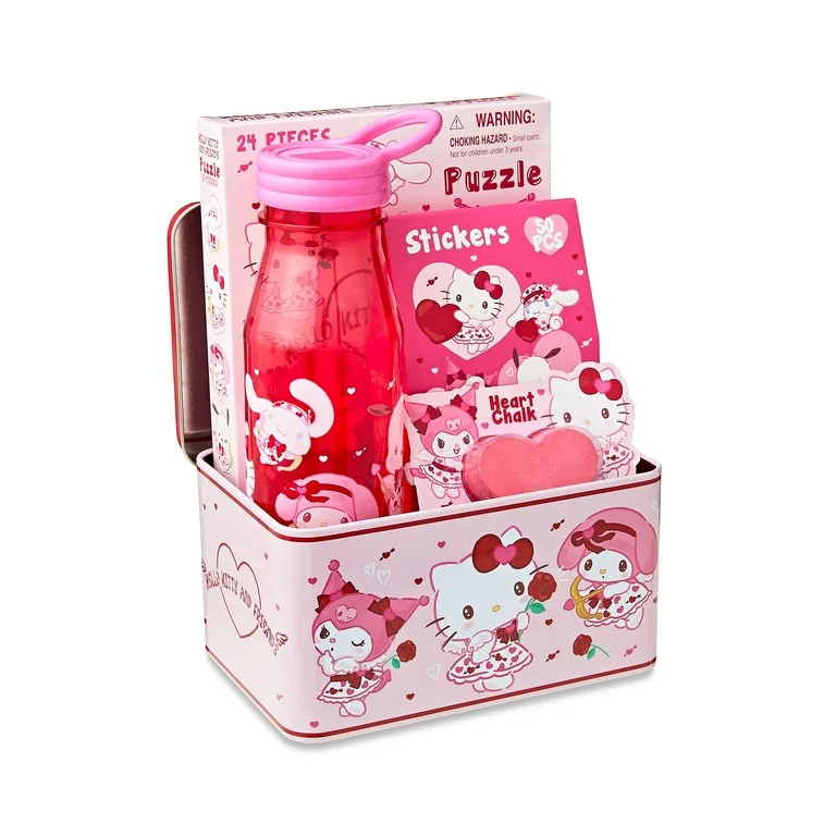 Hello Kitty & Friends Tin Box Gift Set | Walmart (US)