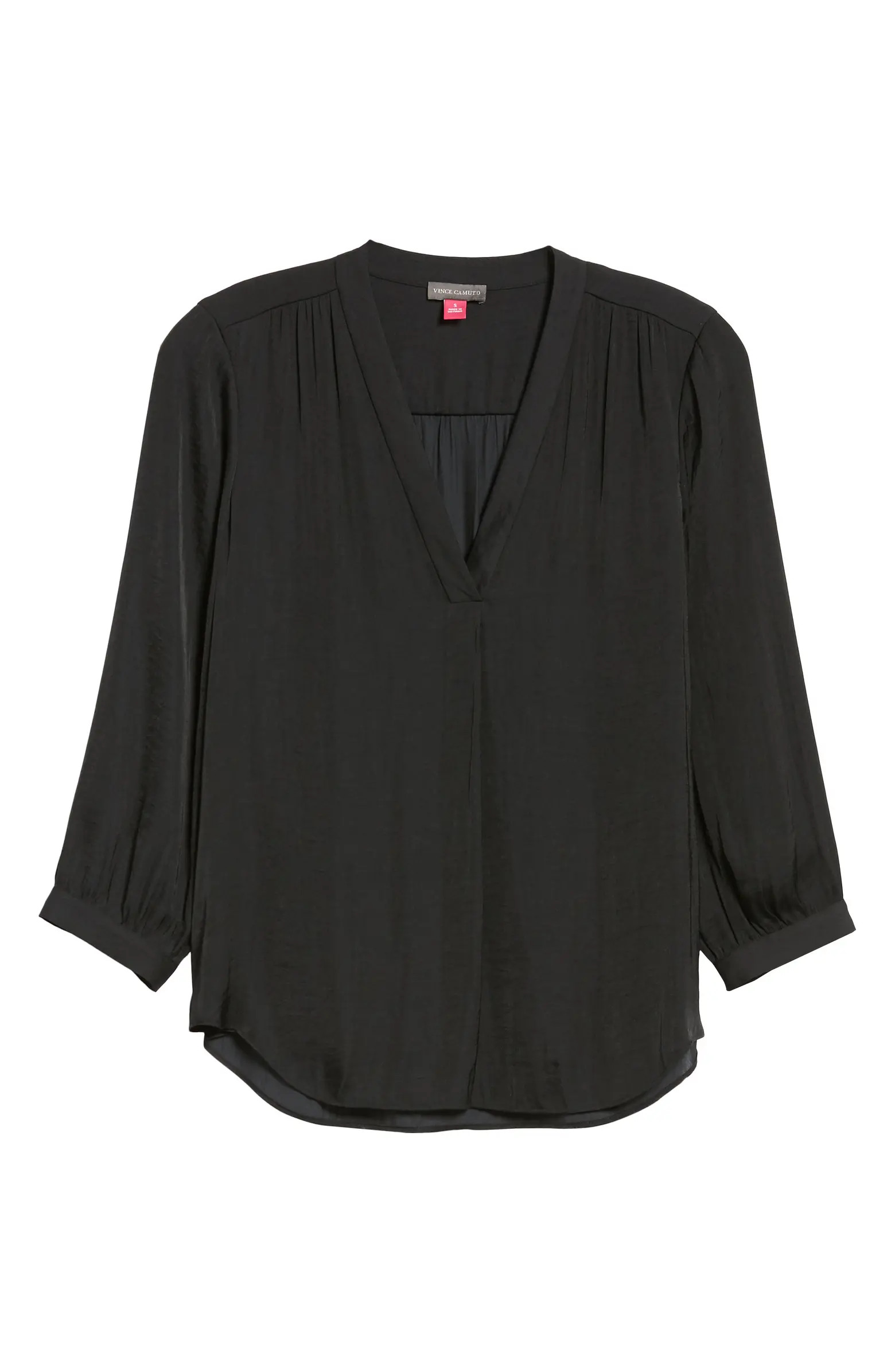 Vince Camuto Rumple Satin Top | Nordstrom | Nordstrom