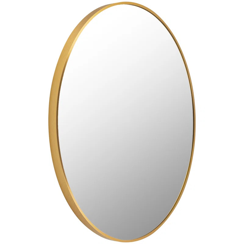 Tamayo Round Metal Mirror | Wayfair North America