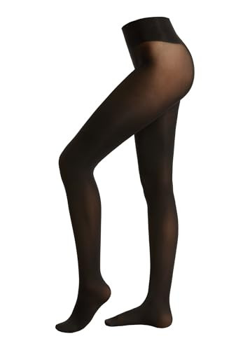 CALZEDONIA Woman's Totally Invisible 50 Denier Tights in Black, Size XL | Amazon (US)