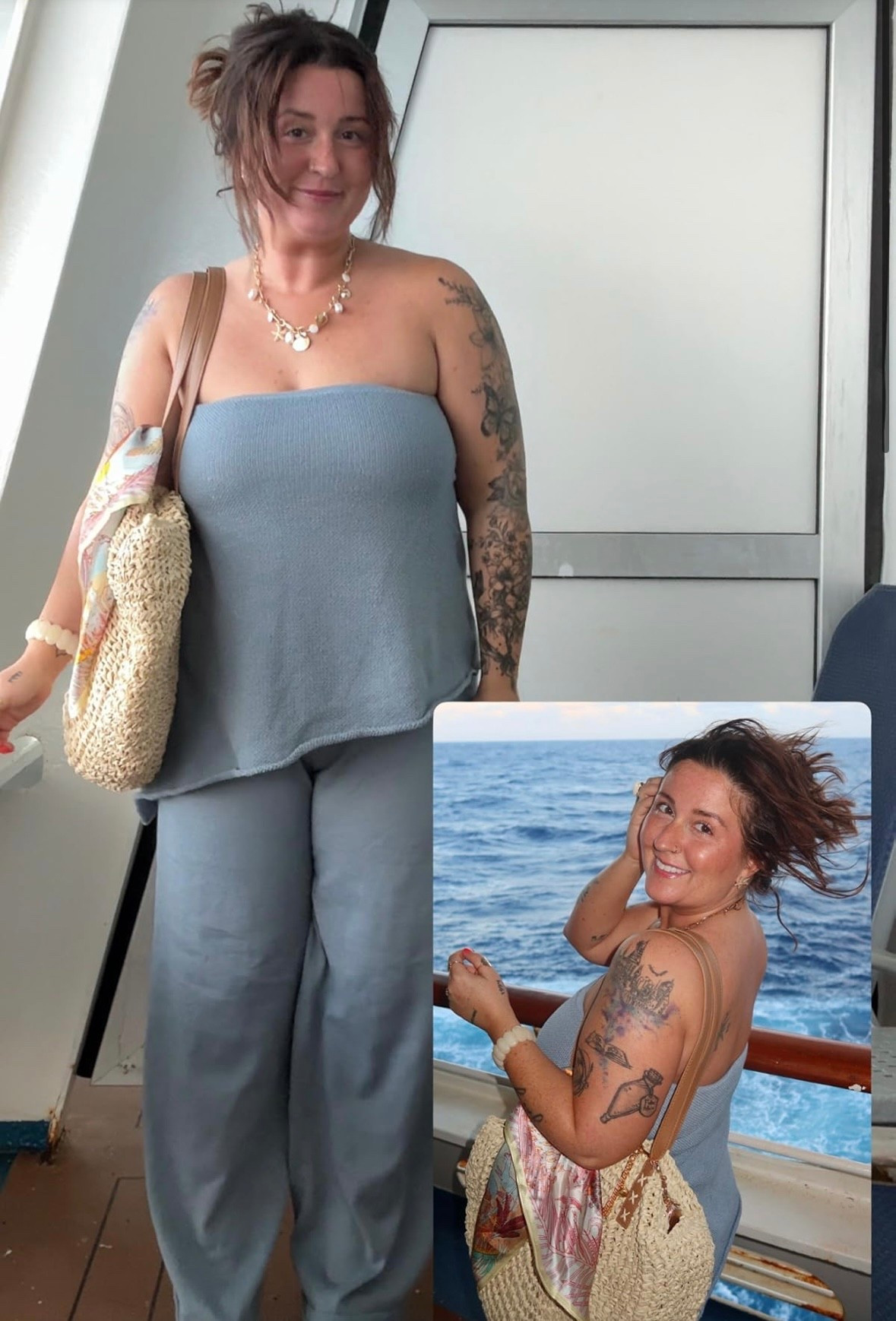 Cruise dinner night outfit! Love the matching platform sandals with rattan purse! I’m 5’1 size 10 in medium!

#LTKTravel #LTKootd #LTKMidsize