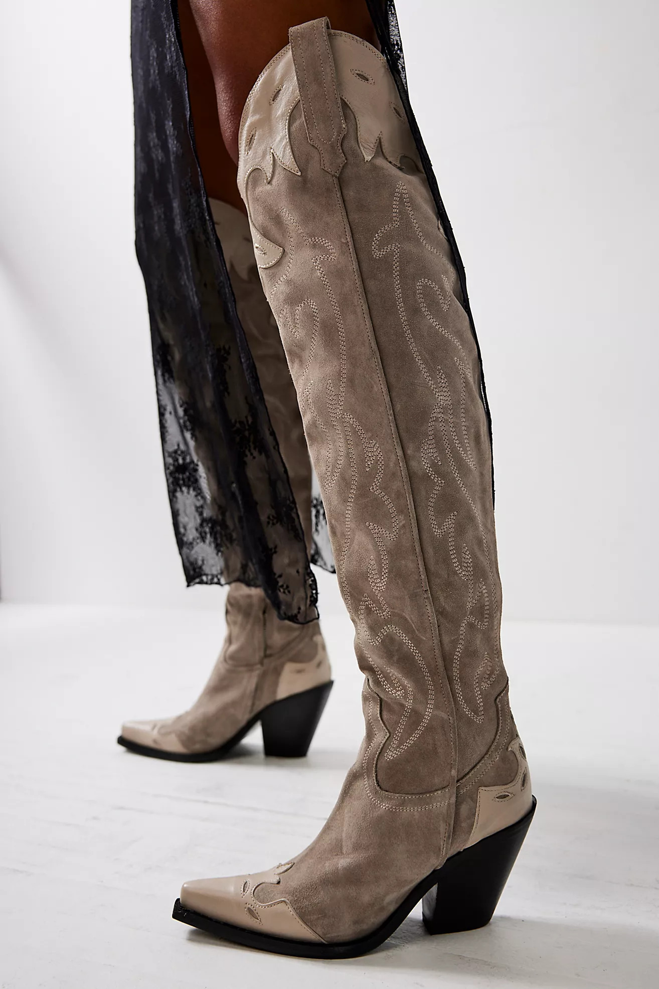 Wild West Thigh High Boots | Free People (Global - UK&FR Excluded)