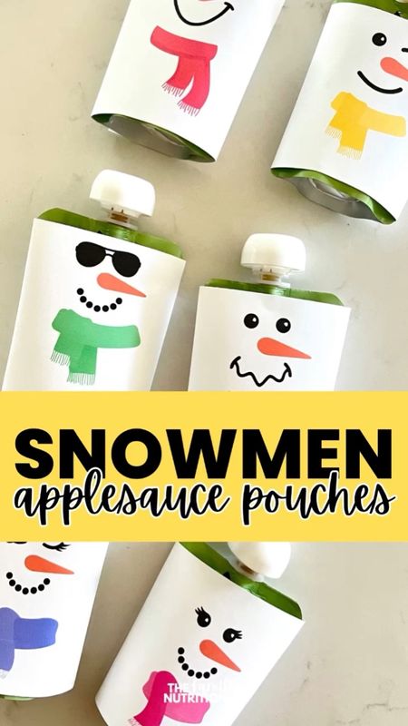 Snowman applesauce pouches

#LTKSeasonal #LTKHoliday