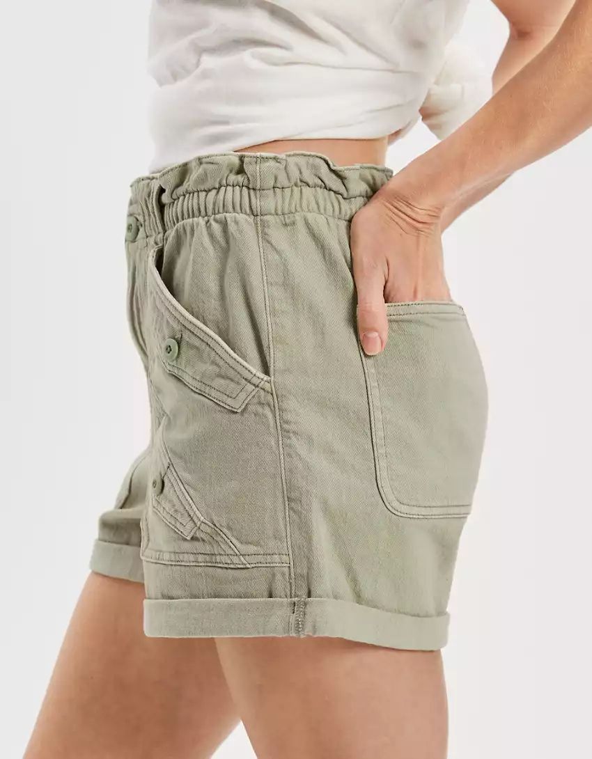 AE Stretch Highest Waist Baggy Utility Short | American Eagle Outfitters (US & CA)
