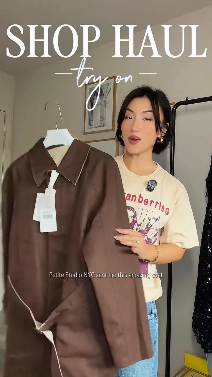 Style over 40 – Shop Haul + Try On 🍂🤎

Adding a new coat to my Fall 2026 wardrobe! This is the Petite Studio NYC Liam Reversible Cotton Trench Coat in Beige and Chocolate, and I love that you’re basically getting two looks in one.

A classic trench is already one of those pieces I’ll wear year after year, but the reversible design makes this one even more versatile. Beige when I want something light and classic, chocolate brown when I want a richer fall look. 🤎

Living in LA, I also appreciate that it’s cotton and lightweight enough for transitional weather—easy to layer without feeling too heavy.

Definitely excited to start styling this one as we head into fall. 🍂✨

#StyleOver40 #FallFashion2026 #TrenchCoat #PetiteStudioNYC #FashionOver40

#LTKootd #LTKOver40 #LTKgrwm