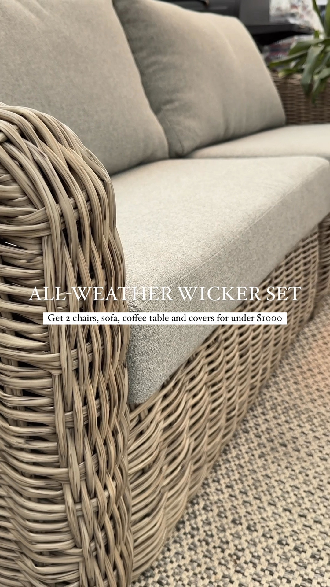 New at Walmart!  All-Weather wicker set 

#LTKSeasonal #LTKFamily #LTKHome