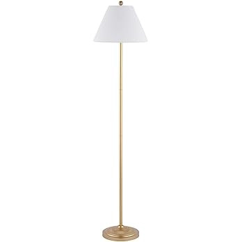 SAFAVIEH Lighting Collection Hallie Contemporary Gold 68-inch Floor Lamp (LED Bulb Included) | Amazon (US)