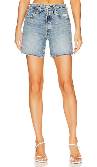 LEVI'S 501 Mid Short in Blue. - size 29 (also in 24, 25, 26) | Revolve Clothing (Global)