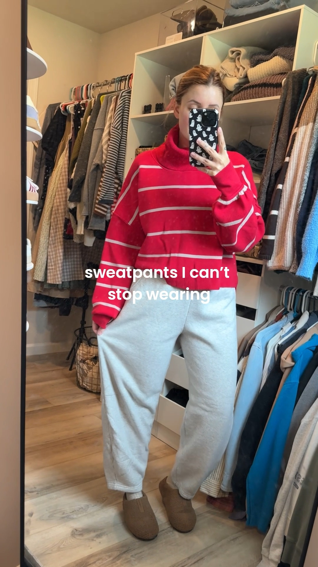 Barrel leg sweatpants that i’ve been wearing on repeat as a mom of 2 who works from home and watches her newborn 

#LTKFindsUnder50 #LTKActive #LTKStyleTip