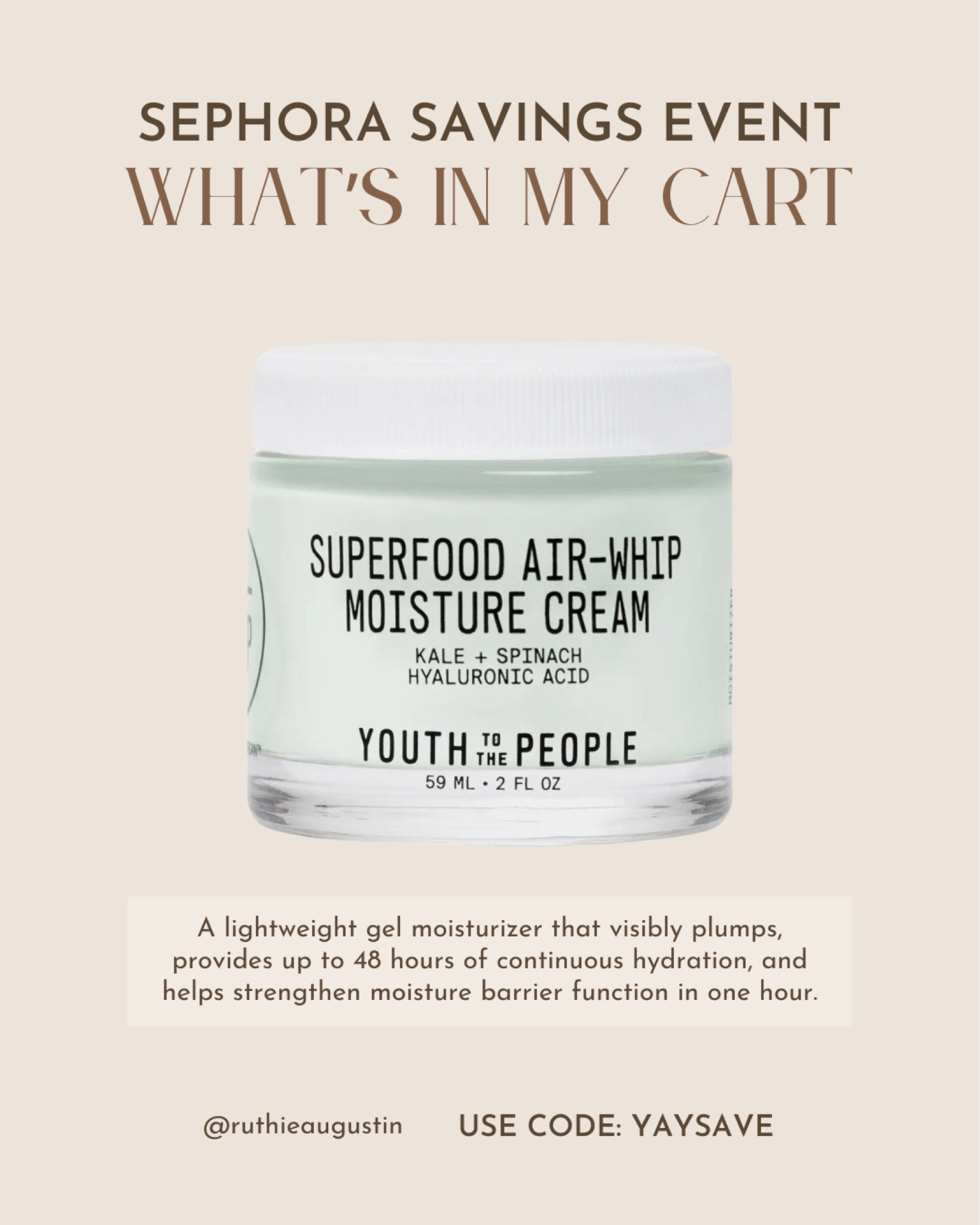 Shop my favorite gel moisturizer by Youth To The People. 

#LTKfindsunder50 #LTKsalealert #LTKxSephora