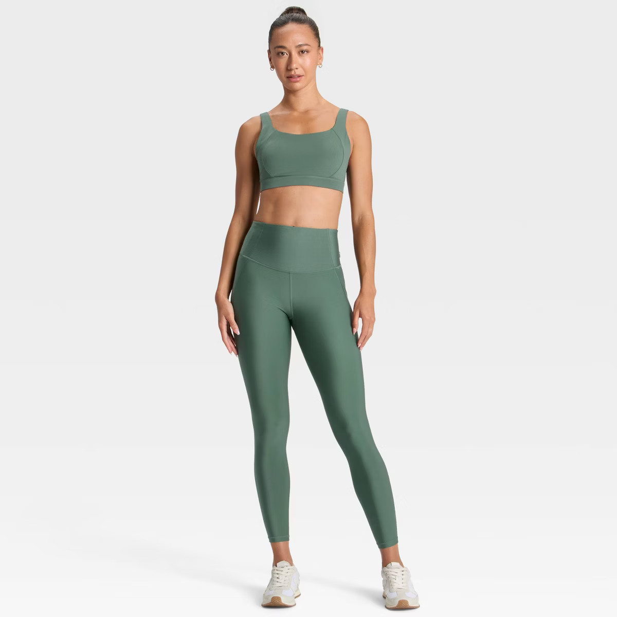 Women's Effortless Support High-Rise Pocketed 7/8 Leggings - All In Motion™ | Target