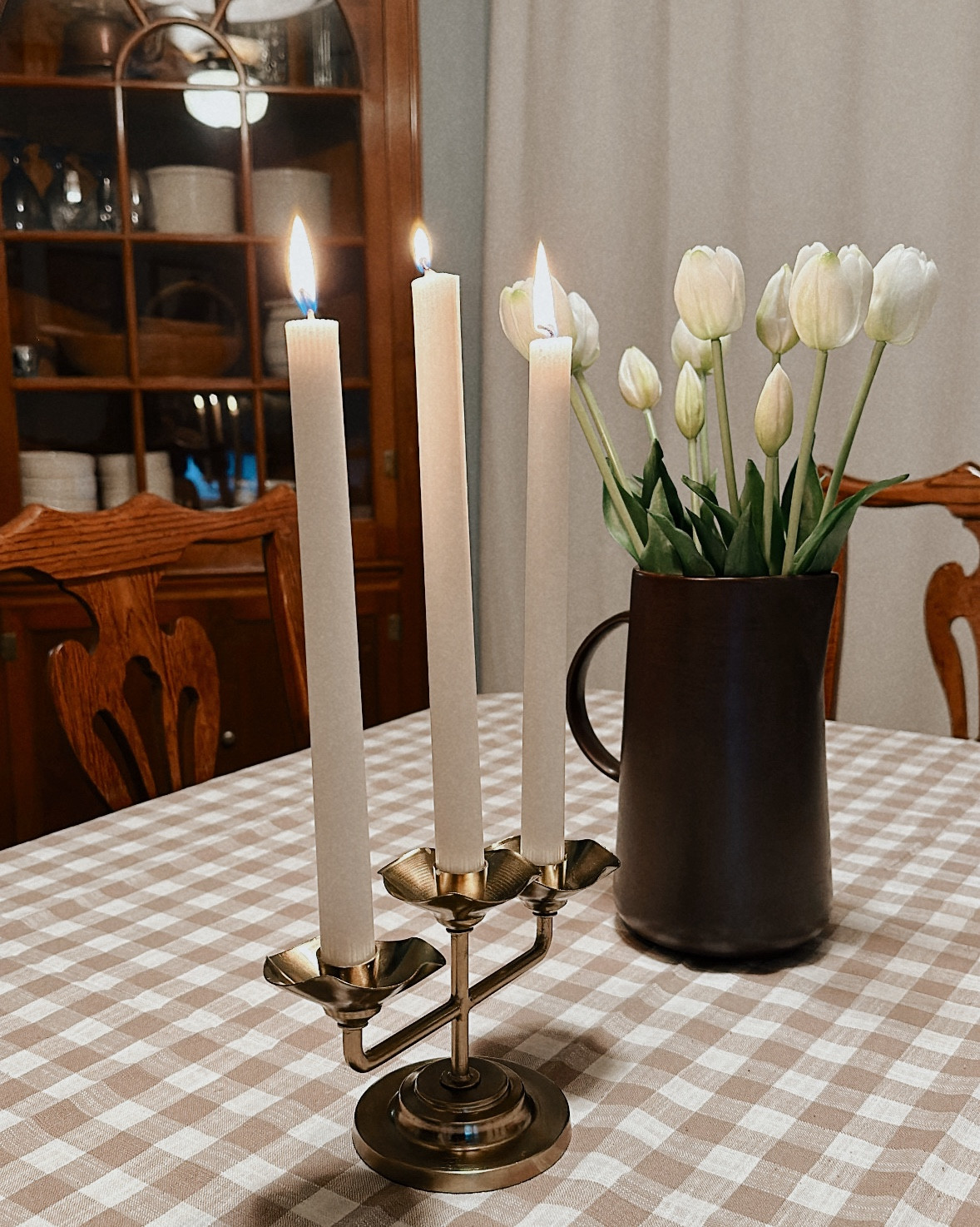 3 tier candle holder & a cottage style table cloth! 

#LTKfindsunder50 #LTKhome