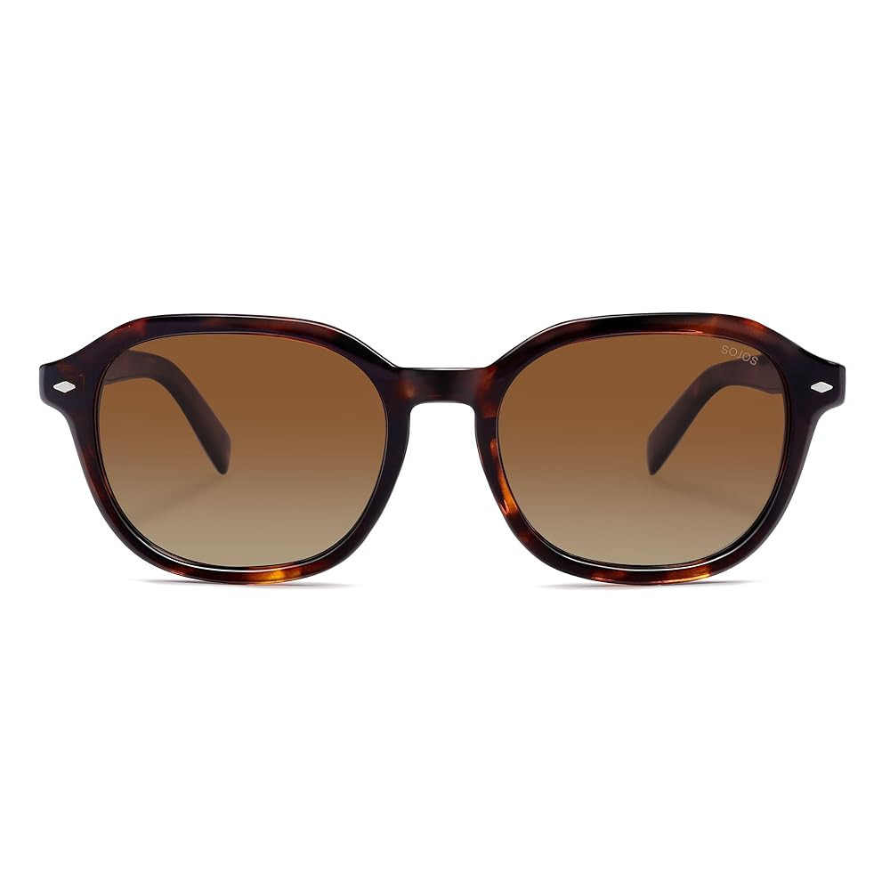 SOJOS Trendy Square Polarized Sunglasses for Women Men, Retro Vintage UV Protection Womens Mens S... | Amazon (US)