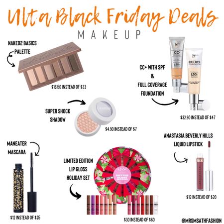 So many good deals right now for makeup! Check out these goodies and more. 

#LTKSeasonal #LTKCyberWeek #LTKHoliday