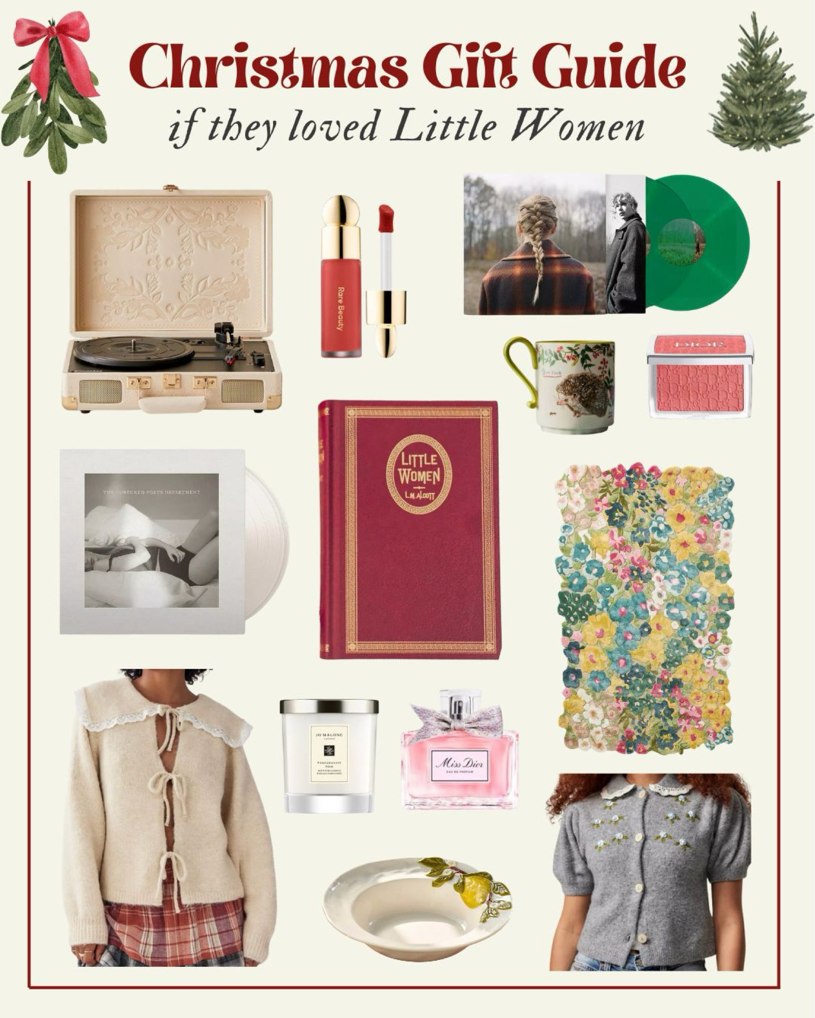 A literary Christmas gift guide for the person in your life that loves the book Little Women ♥️ A romantic cottagecore aesthetic 🌷

#LTKU #LTKGiftGuide #LTKHoliday