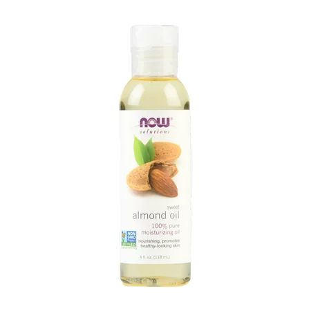 NOW Solutions 100% Pure Sweet Almond Oil, For Skincare, 4 fl. Oz. | Walmart (US)