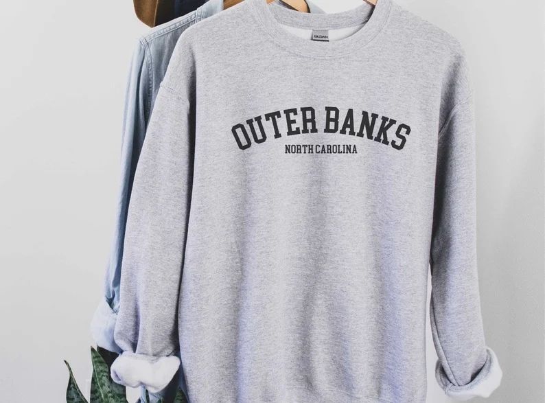 Outer Banks OBX North Carolina Crewneck, Outer Banks Shirt, Pogue Life, OBX Sweatshirt, Outer Ban... | Etsy (US)