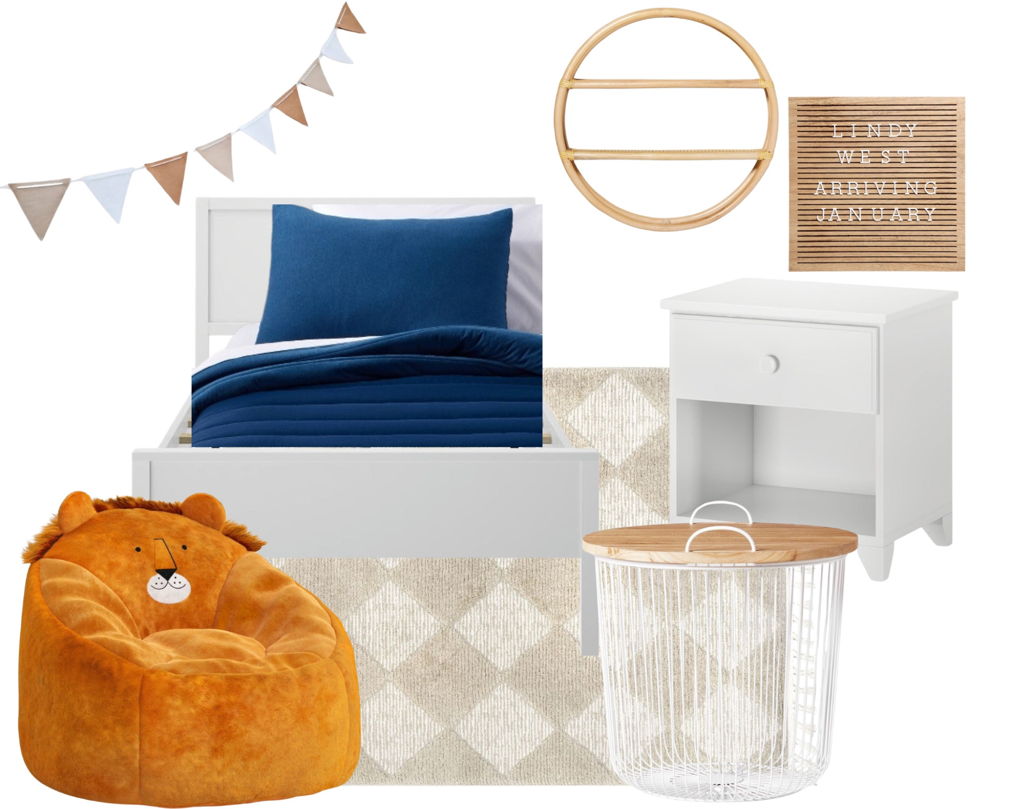  Casual little boys room idea💙🧡

#LTKHome #LTKKids #LTKFamily