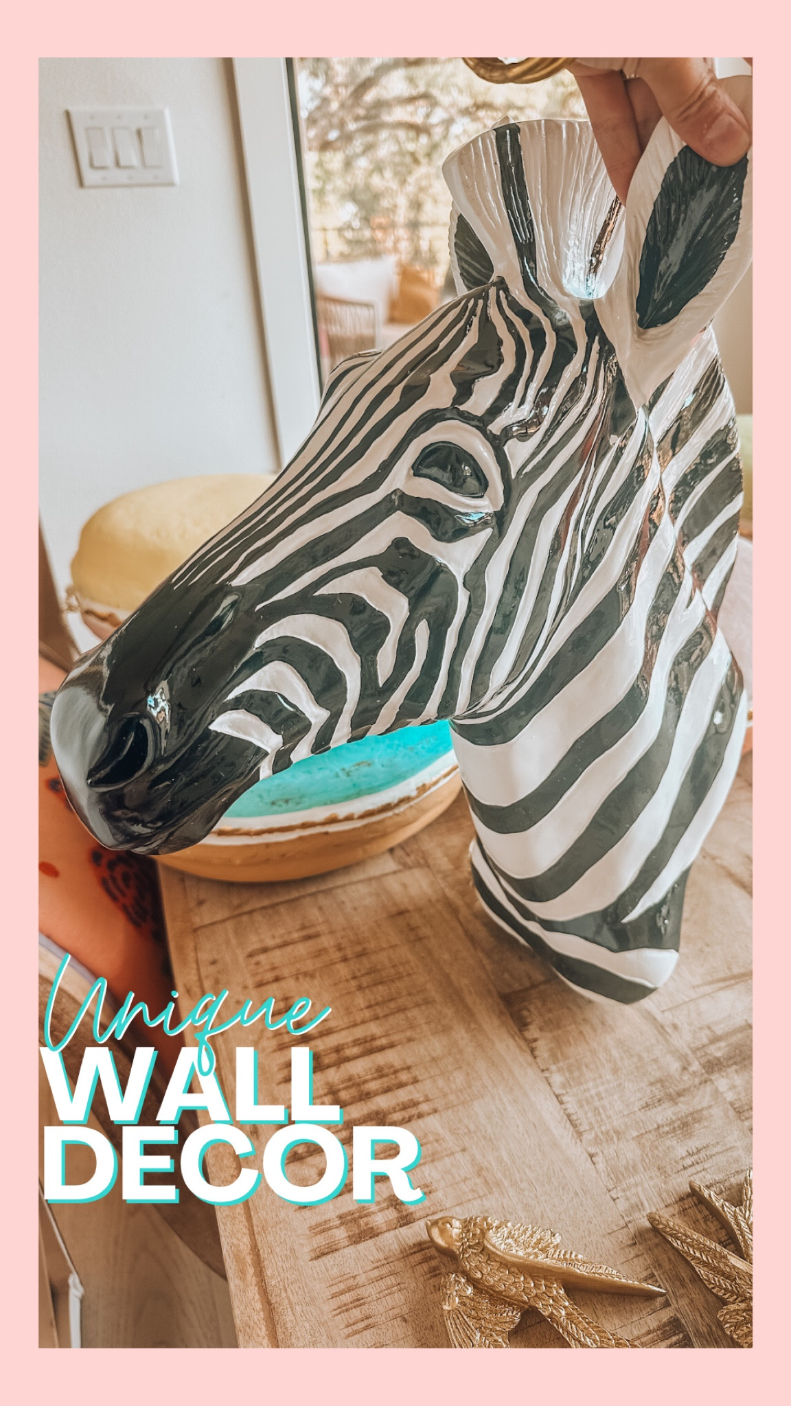 Fun Unique Wall Decor 🦓🪩🩷✨

#LTKkids #LTKparties #LTKhome