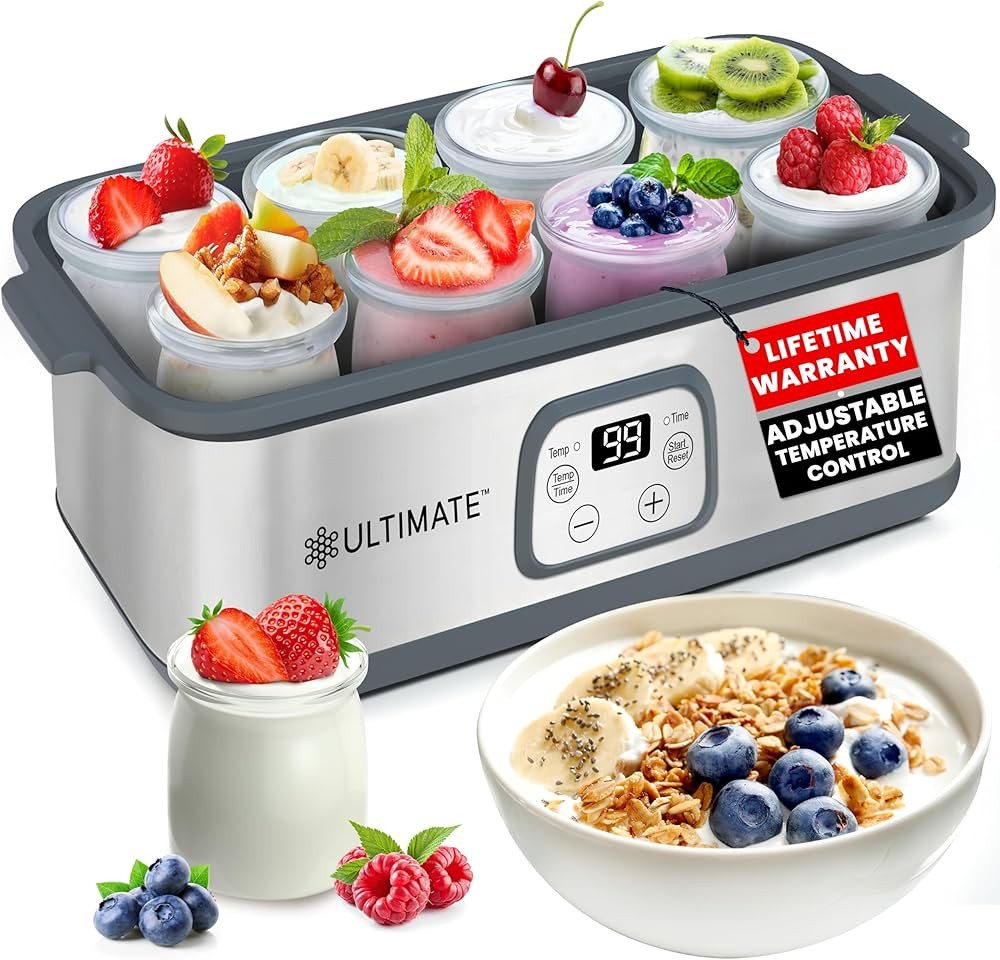 Ultimate Probiotic Yogurt Maker with Adjustable Temperature & Time Control - Make Trillions of Li... | Amazon (US)