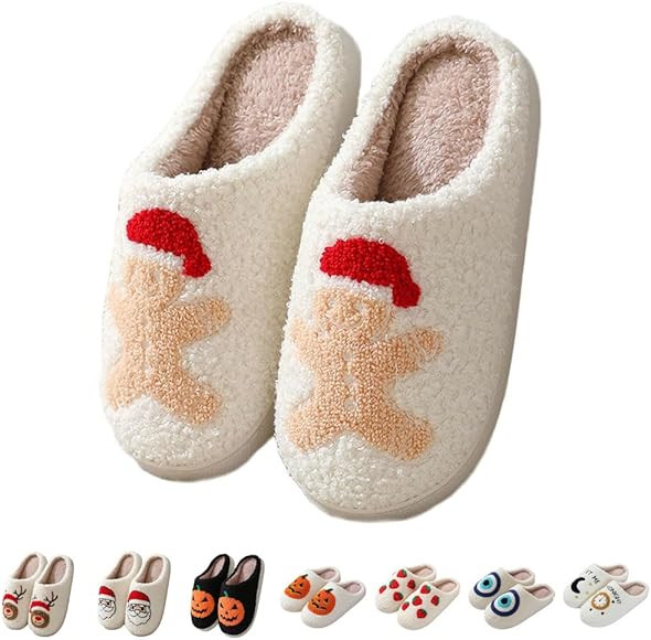 QENIN Slippers for Women and Men indoor and outdoor Plush Warm Slippers House Shoes for Winter In... | Amazon (US)