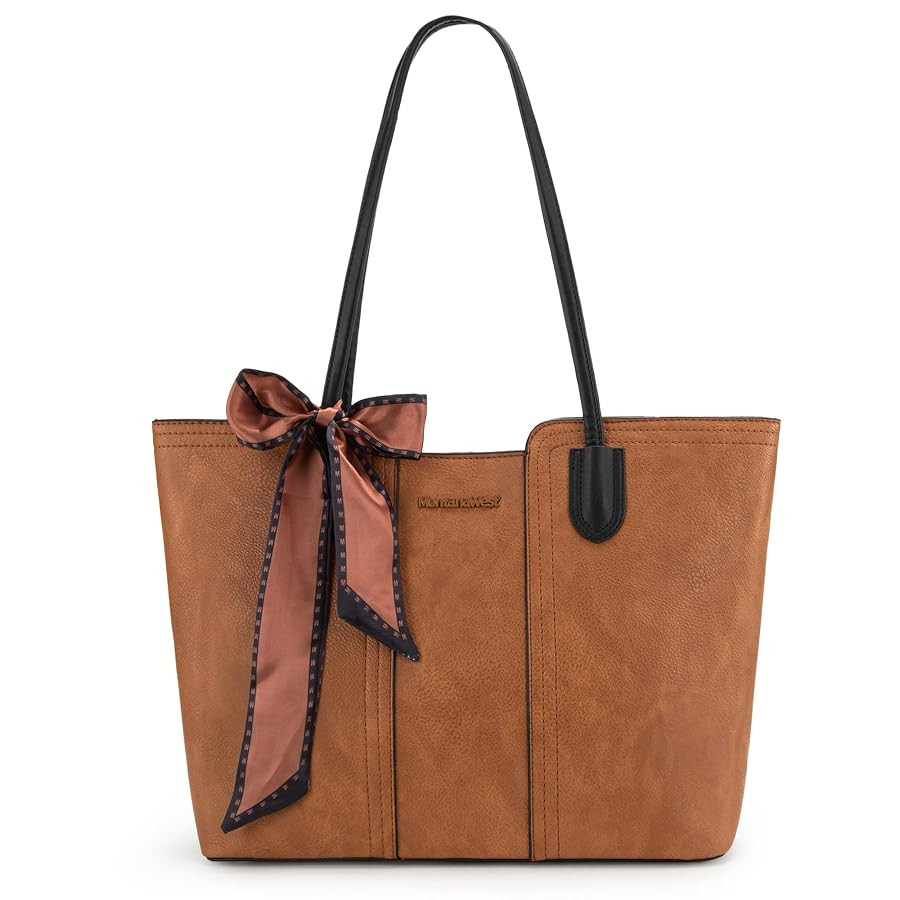 Montana West Tote Bags for Women Medium Top Handle Satchel Purses | Amazon (US)