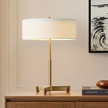 Hennings Fabric Table Lamp (20") | West Elm (US)