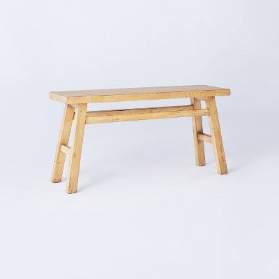 Wooden Bench Natural - Threshold designed with Studio McGee | Target