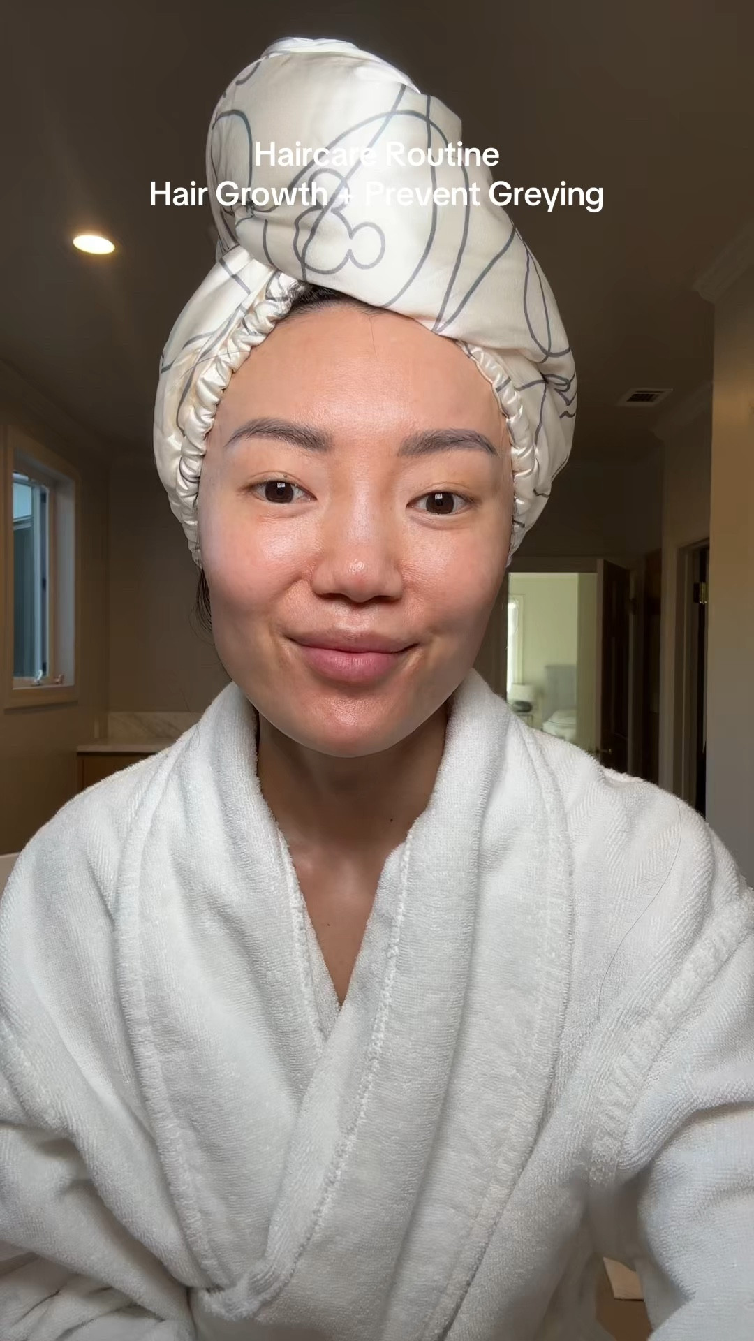 HAIRCARE ROUTINE FOR HAIRLOSS + GREYING 