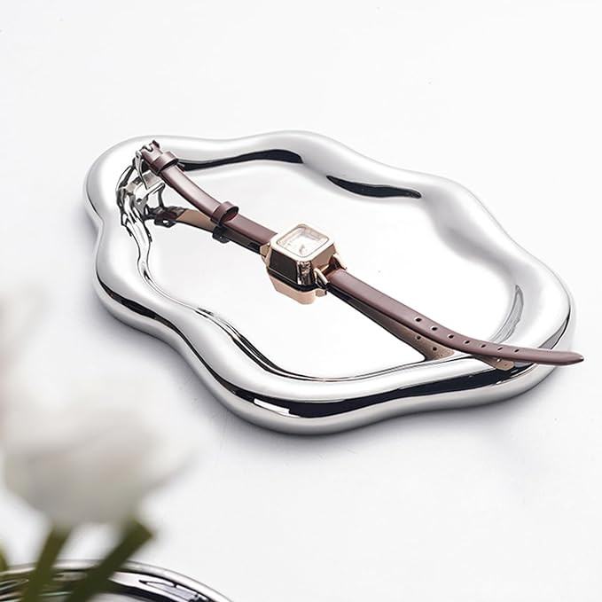 Ceramic Jewelry Dish for Women, Jewelry Tray Trinket Dish, Cloud Shape Ceramic Plate, Watch Keys ... | Amazon (UK)