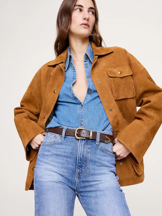 Western Leather BeltWestern Leather Belt$80.00Image of 5 stars, 4 are filled, 7 Ratings 7 Ratings... | Banana Republic (US)