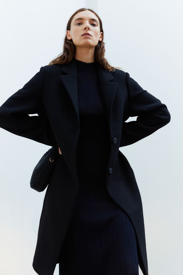 Single-breasted Twill Coat | H&M (US + CA)