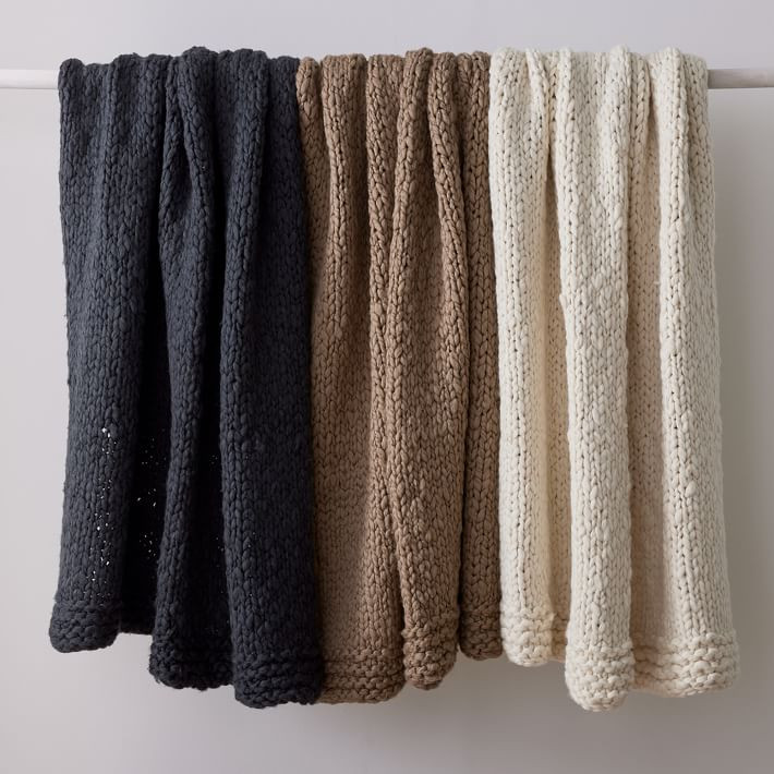 Wool Knit Throw | West Elm (US)