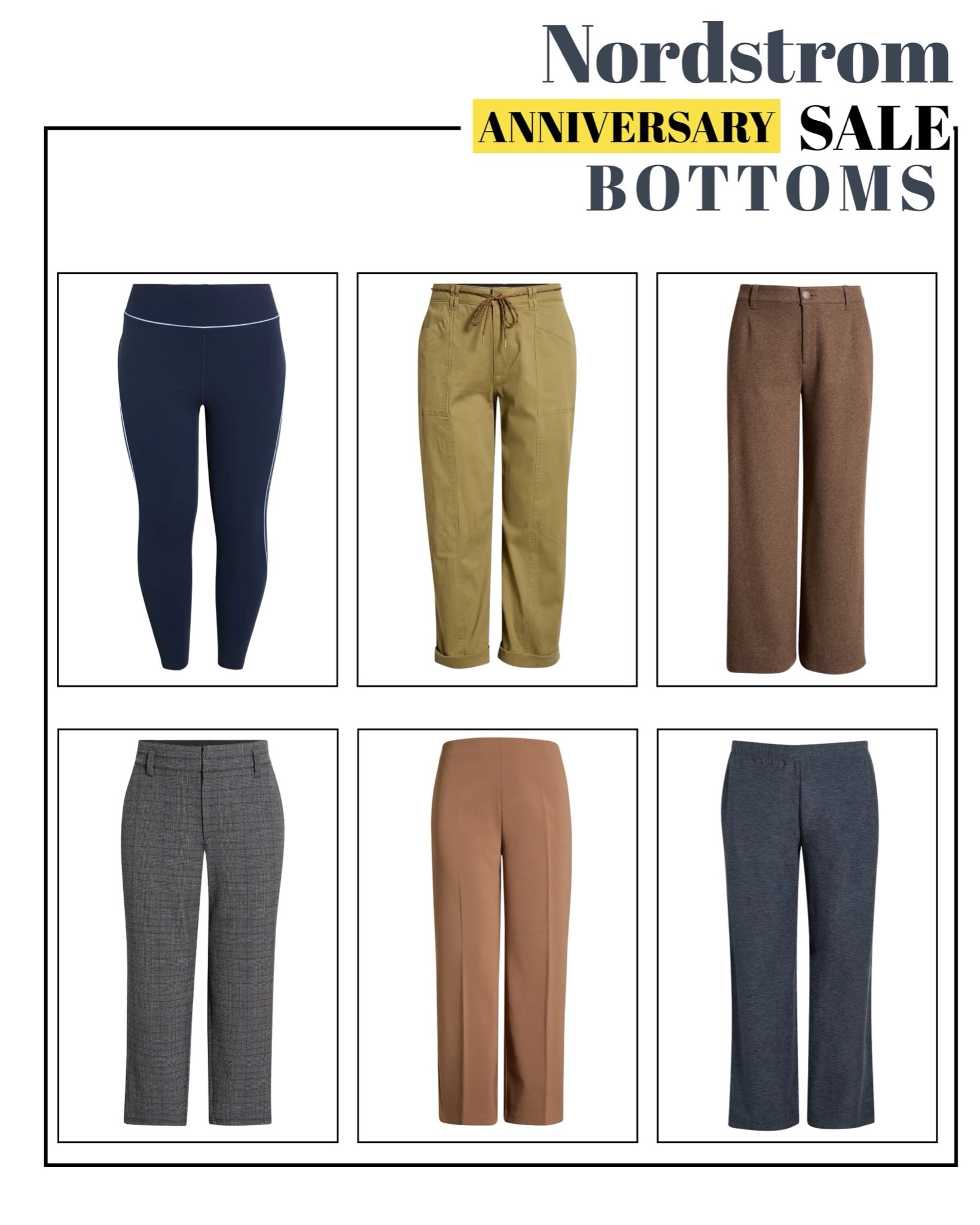 Upgrade your wardrobe with versatile pants and bottoms from the Nordstrom Anniversary Sale. These styles are perfect for everyday outfits, workwear, travel looks, and seasonal transitions. Classic silhouettes and comfortable fits make them easy staples you’ll wear beyond one season. Nordstrom Anniversary Sale pants, women’s everyday pants, comfortable work pants, fall wardrobe essentials, capsule wardrobe basics, casual chic outfit ideas, wide leg pants outfit, neutral wardrobe staples, classic women’s fashion

#LTKootd #LTKSaleAlert #LTKSeasonal