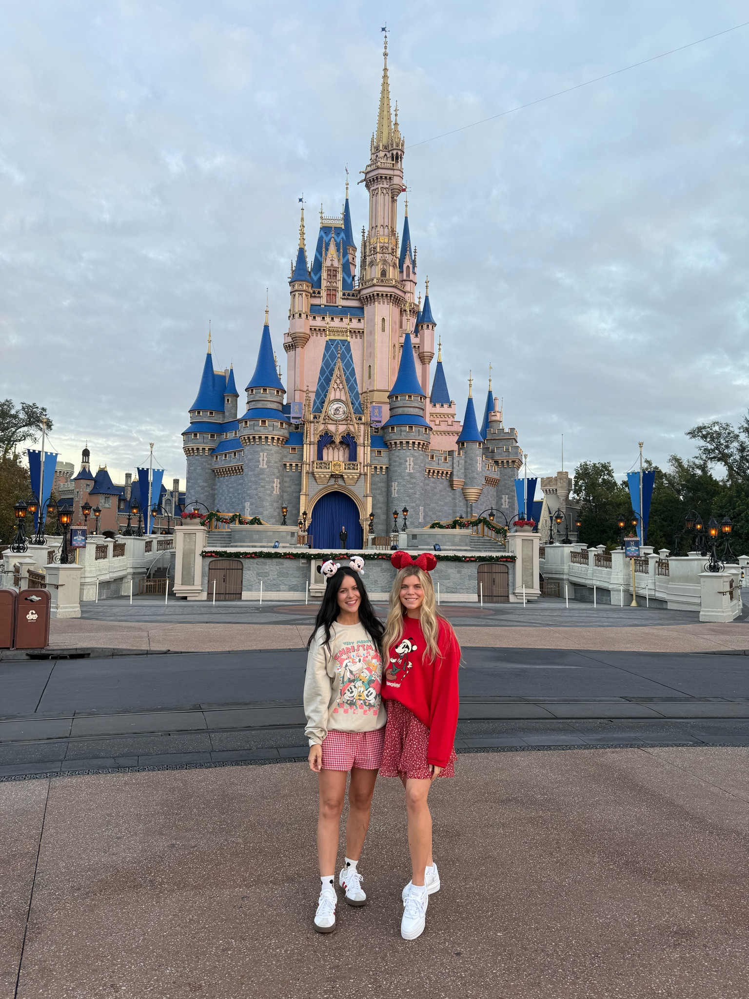 Our ears & Jays sweatshirt are available in the parks only #disney #ootd #disneyootd 

#LTKHoliday #LTKSeasonal #LTKGiftGuide