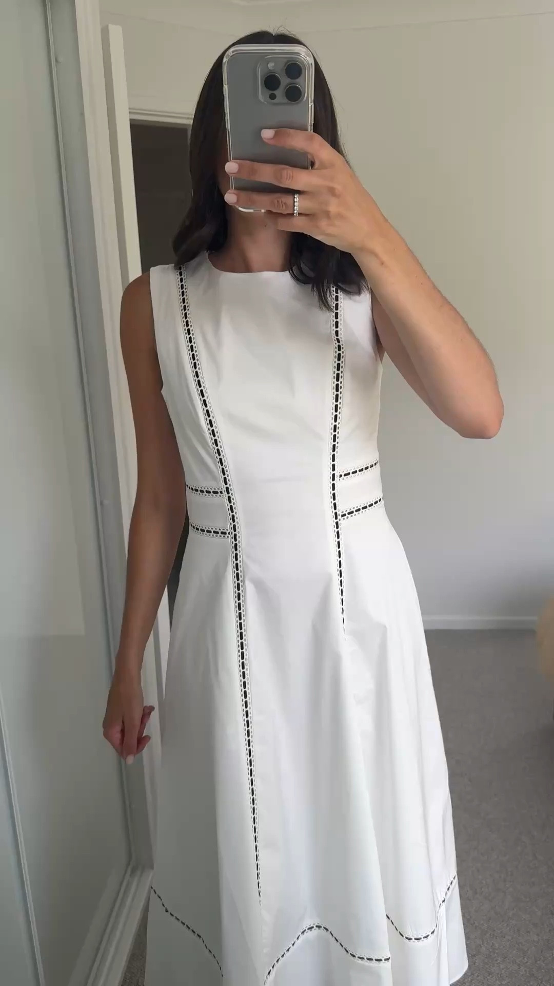 A chic white midi dress for spring. Perfect for work or an event x 

#LTKspring #LTKstyletip #LTKaustralia