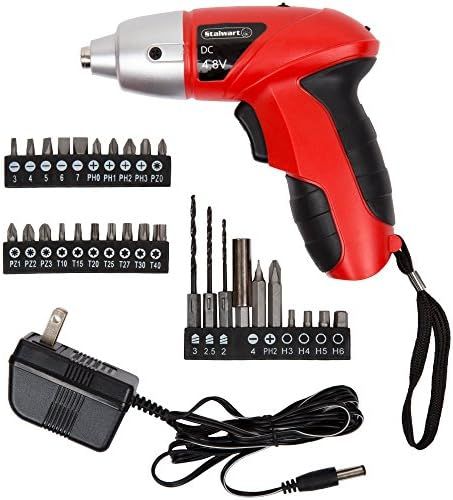 Stalwart 25 piece 4.8V Cordless Screwdriver with LED | Amazon (US)