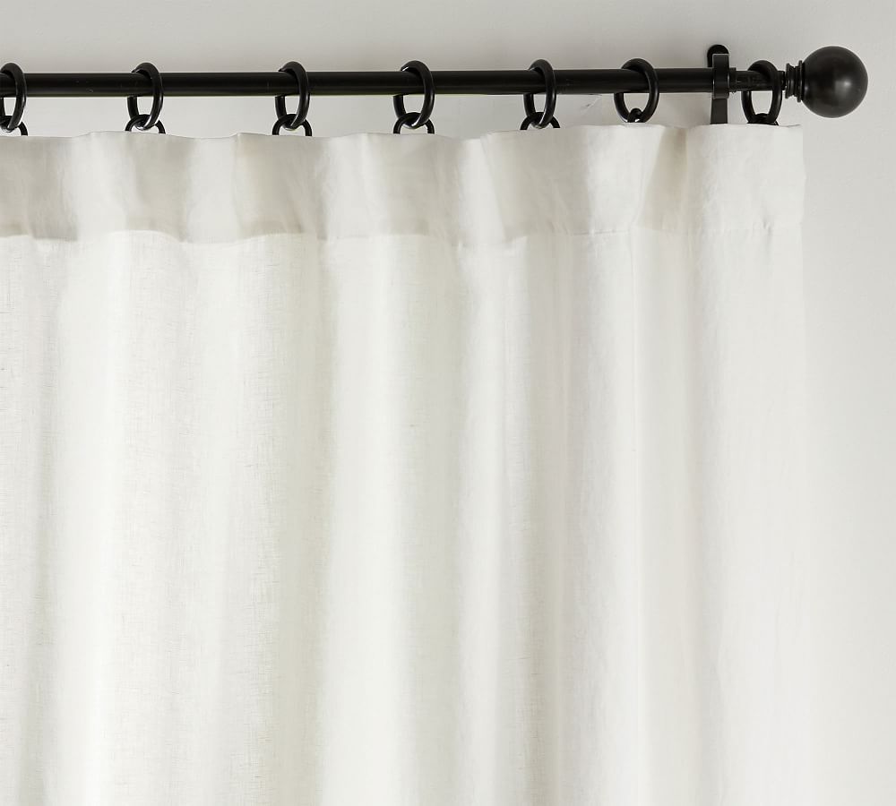 Belgian Flax Linen Curtain | Pottery Barn (US)