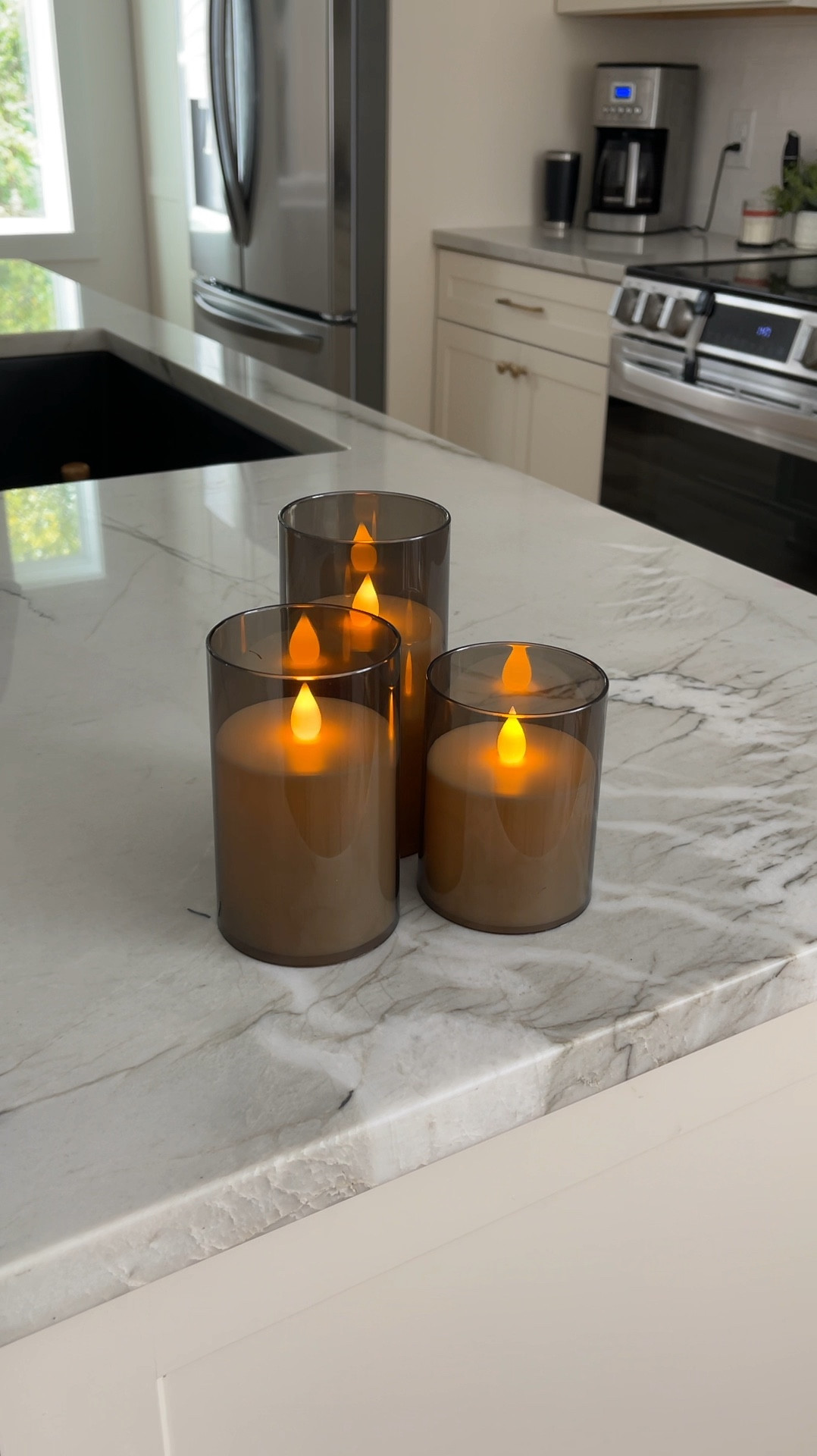 3 pack frameless LED candles 

#LTKHome #LTKxPrimeDay